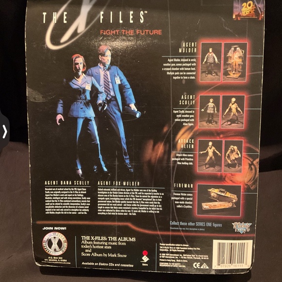 X Files Series 1 by McFarlane Toys 1998 Figures Agent Mulder - Picture 3 of 6